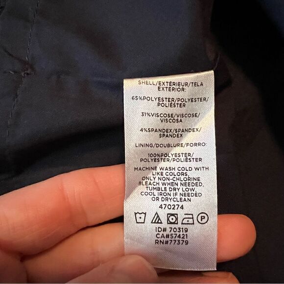 NWT! Ann Taylor factory navy short sleeve dress - Picture 9 of 10